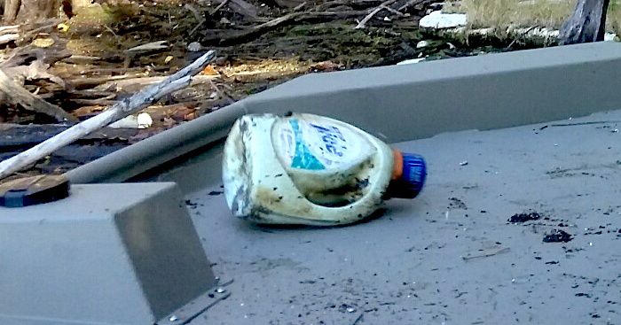 Household Waste Pulled From The Lake